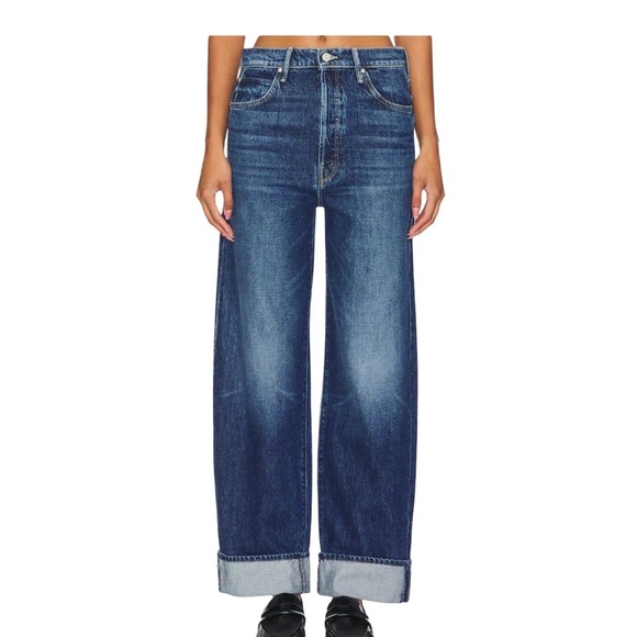 MOTHER Denim - Mother Jeans The Spitfire Nerdy Cuff Did You Bring Me Anything Size 31